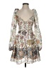 Elliatt 100% Polyester Paisley White Cocktail Dress Size XS - photo 1