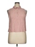 Z Supply 100% Rayon Pink Sleeveless Button-Down Shirt Size XL - photo 1