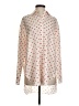 Posse Polka Dots Ivory Long Sleeve Blouse Size XS - photo 1