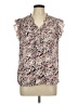 Daniel Rainn 100% Polyester Brown Sleeveless Blouse Size L - photo 1