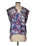Daniel Rainn 100% Polyester Blue Sleeveless Blouse Size S - photo 1