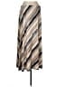 Susan Graver Stripes Tan Casual Skirt Size L (petite) - photo 2