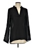 Charlotte Russe 100% Polyester Black Long Sleeve Blouse Size S - photo 1