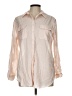 Chico's 100% Cotton Pink Long Sleeve Button-Down Shirt Size L - photo 1