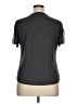 Love U Dear Gray Short Sleeve Top Size XL - photo 2