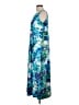 Elementz Tropical Blue Casual Dress Size L - photo 5