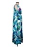 Elementz Tropical Blue Casual Dress Size L - photo 4