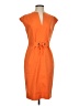 Eccoci Orange Casual Dress Size 4 - photo 1