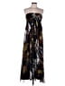 Max Mara Tropical Black Brown Cocktail Dress Size L - photo 1