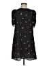 Zara Basic Print Black Casual Dress Size XS - photo 1