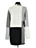 Aaeda Color Block Gray Cardigan Size S - photo 2