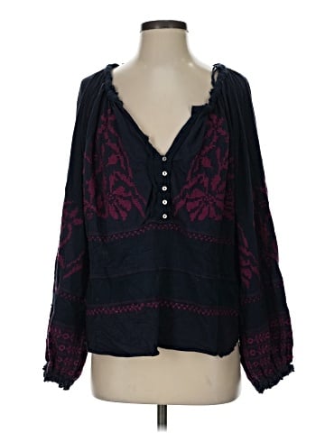 Free People Long Sleeve Blouse (view 1)