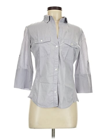 James Perse 3/4 Sleeve Button-Down Shirt (view 1)