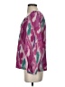 Dylan 100% Cotton Purple 3/4 Sleeve Blouse Size XS - photo 5