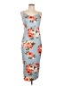 ChicMe Floral Blue Casual Dress Size L - photo 1