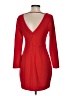Express Solid Red Cocktail Dress Size S - photo 2