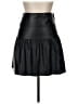 Assorted Brands Solid Black Faux Leather Skirt Size M - photo 1