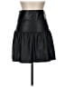 Assorted Brands Solid Black Faux Leather Skirt Size M - photo 2