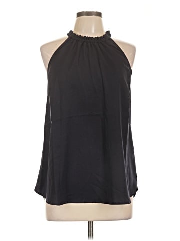 Olivia Grey Sleeveless Blouse (view 1)
