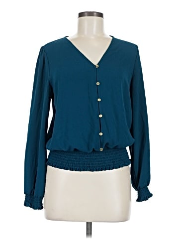 MICHAEL Michael Kors Long Sleeve Blouse (view 1)