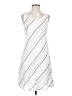 Kenar Stripes White Casual Dress Size 6 - photo 1