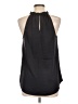 Olivia Grey 100% Polyester Black Sleeveless Blouse Size L - photo 2