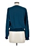 MICHAEL Michael Kors Teal Long Sleeve Blouse Size M - photo 2
