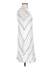 Kenar Stripes White Casual Dress Size 6 - photo 4