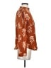 Unbranded Brown Long Sleeve Blouse Size S (estimated) - photo 4