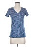 Reebok 100% Polyester Blue Active T-Shirt Size XS - photo 1