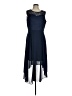 Unbranded 100% Polyester Blue Cocktail Dress Size M - photo 1