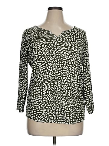Chico's 3/4 Sleeve T-Shirt (view 1)