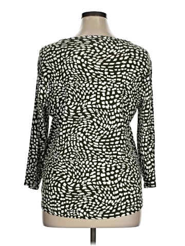 Chico's 3/4 Sleeve T-Shirt (view 2)