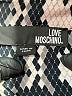 Love Moschino 100% Polyester Silver Black Sleeveless Blouse Size 4 - photo 4