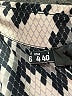 Love Moschino 100% Polyester Silver Black Sleeveless Blouse Size 4 - photo 7