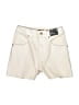 Express Ivory Denim Shorts Size 00 - photo 1