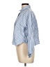 Old Navy 100% Cotton Stripes Blue Long Sleeve Button-Down Shirt Size L - photo 5