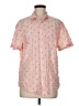 Marine Layer Hearts Pink Short Sleeve Button-Down Shirt Size Med - Lg - photo 1