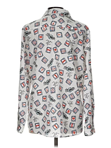 Karl Lagerfeld Paris Long Sleeve Button-Down Shirt (view 2)