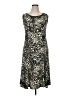 Perceptions Animal Print Black Cocktail Dress Size 14 - photo 1