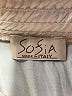 SOFIA Ivory Sleeveless Top Size M - photo 7