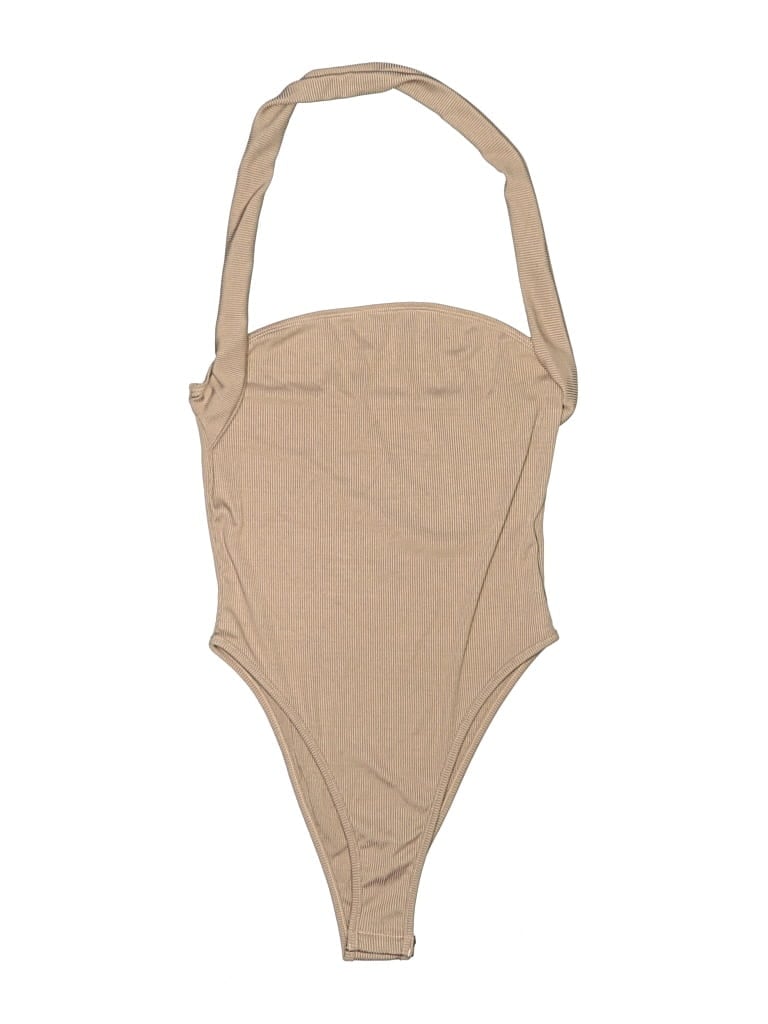 Pre-owned Shein Bodysuit In Tan