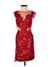 Jovani 100% Polyester Red Cocktail Dress Size 4 - photo 1