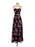 ERIN Erin Fetherston 100% Polyester Floral Black Cocktail Dress Size 2 - photo 1