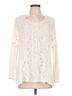 Style&Co Ivory Long Sleeve Blouse Size L - photo 1