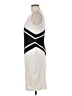 C. Luce 100% Polyester Graphic Ivory Cocktail Dress Size M - photo 5