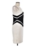 C. Luce 100% Polyester Graphic Ivory Cocktail Dress Size M - photo 4