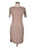 Forever 21 Solid Tan Casual Dress Size L - photo 1