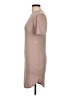 Forever 21 Solid Tan Casual Dress Size L - photo 5
