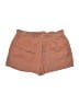 Jolt 100% Tencel Solid Brown Shorts Size XL - photo 2